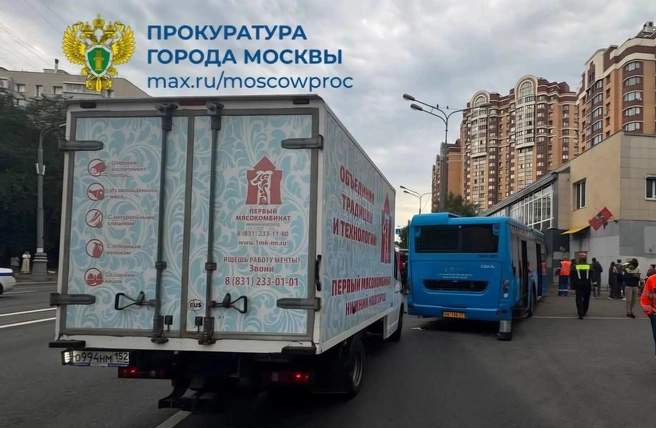 Эта «ГАЗель», по предварительным данным, и стала причиной аварии | Источник: Прокуратура города Москвы