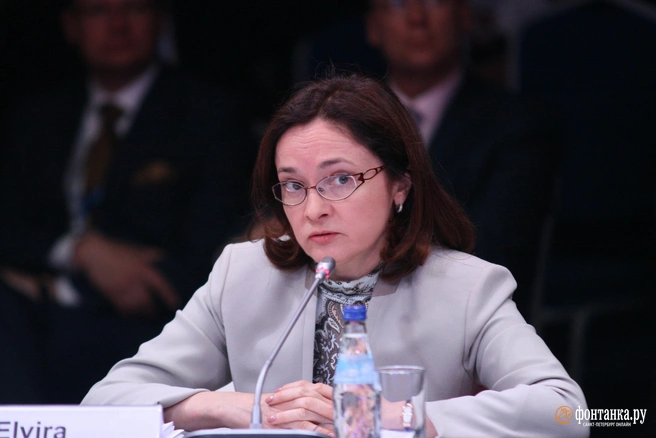 Глава ЦБ выступила в Госдуме | Источник: Михаил Огнев / FONTANKA.RU