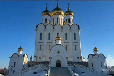 Проверка пожарной безопасности в кафедральном соборе Магадана