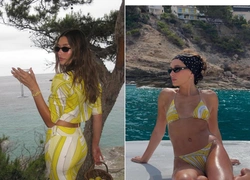 Core недели: носим принты в стиле 70-х, как костюм Хейли Бибер от Emilio Pucci