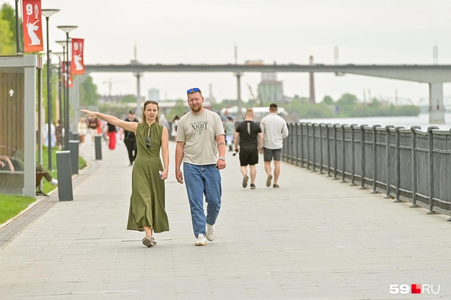 Летом в Перми зной легко сменяется резким похолоданием, а ливни — ярким солнцем | Источник: Василина Любимова / 59.RU