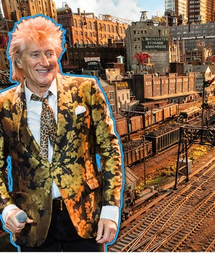 Род Стюарт создавал эту модель железной дороги 23 года