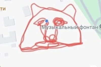 Жители Сахалина создают рисунки на картах с помощью GPS-трекеров