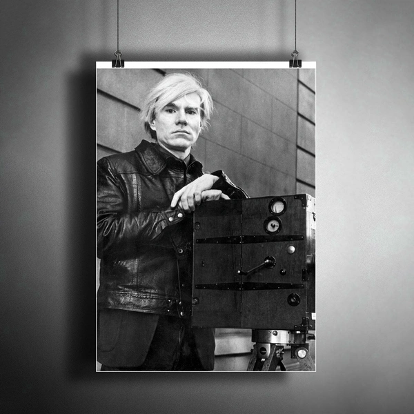 Постер «Американский художник Энди Уорхол (Andy Warhol). Основоположник Поп-арт культуры», The Gallery