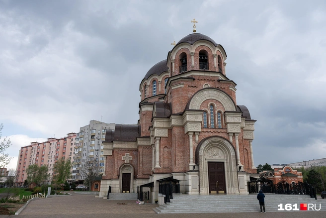 А это новый храм Святого Георгия Победоносца | Источник: Евгений Вдовин / 161.RU