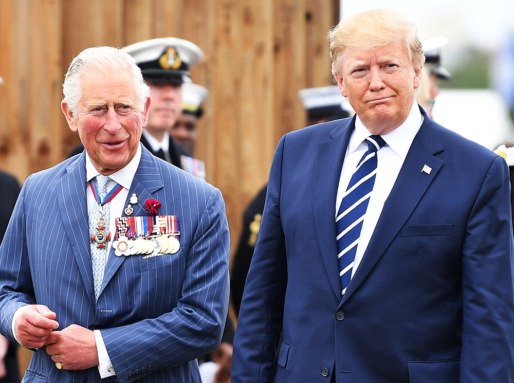 Принц Чарльз Уэльский и президент США Дональд Трамп в Великобритании, 5 июня 2019 года | marieclaire.ru