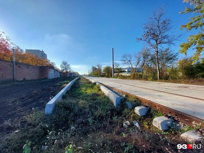 Основание остановочного пункта на новой линии | Источник: Екатерина Железнова / 93.RU