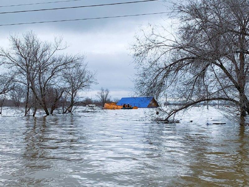 В Оренбурге началось наводнение