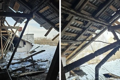 Крыша дома в Казани обрушилась под тяжестью снега