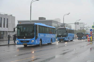 Автобусы в трех районах Москвы изменят маршруты