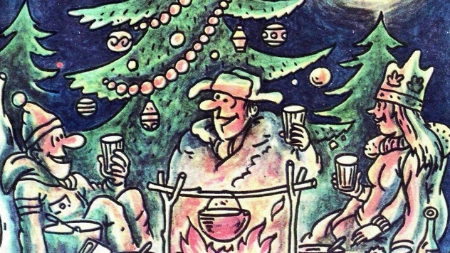 Самое смешное из советских новогодних номеров «Крокодила»: 1980-е годы