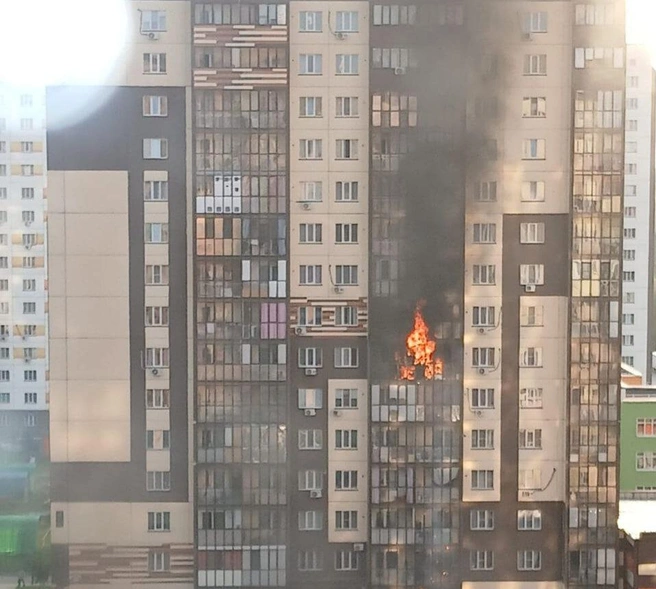 Несколько местных жителей рассказали, что слышали взрыв — они предполагают, что это был небольшой газовый баллон (возможно, туристический) | Источник: читатель НГС