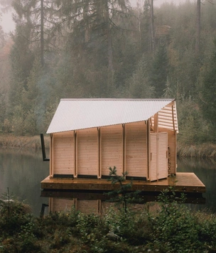 Плавучая сауна: проект норвежских студентов-архитекторов