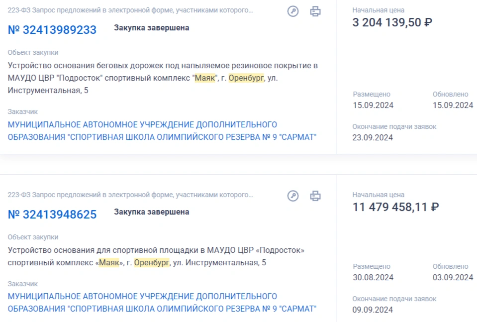 «Вавилон» имеет к нему отношение | Источник: «Госзакупки»