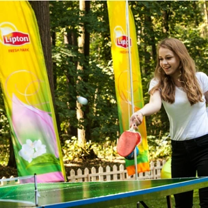 В парке «Фили» открылся оазис свежести Lipton Fresh Park