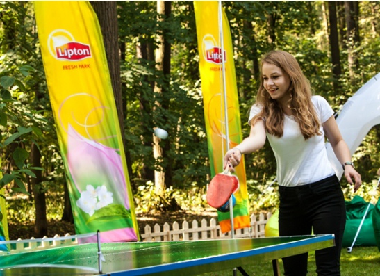 В парке «Фили» открылся оазис свежести Lipton Fresh Park