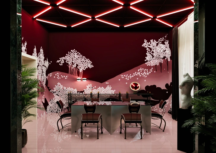 Столовая. Обои Trees, Asia Collection, Misha. | mydecor.ru