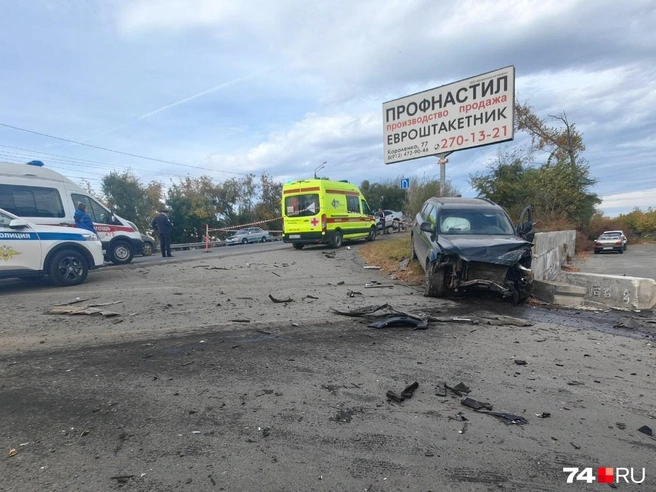 В аварии пострадали дети | Источник: читатель 74.RU