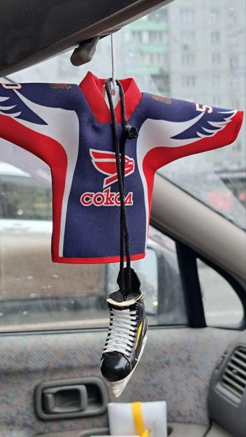 Напоминание о любимом хоккейном клубе | Источник: Читатель NGS24.RU