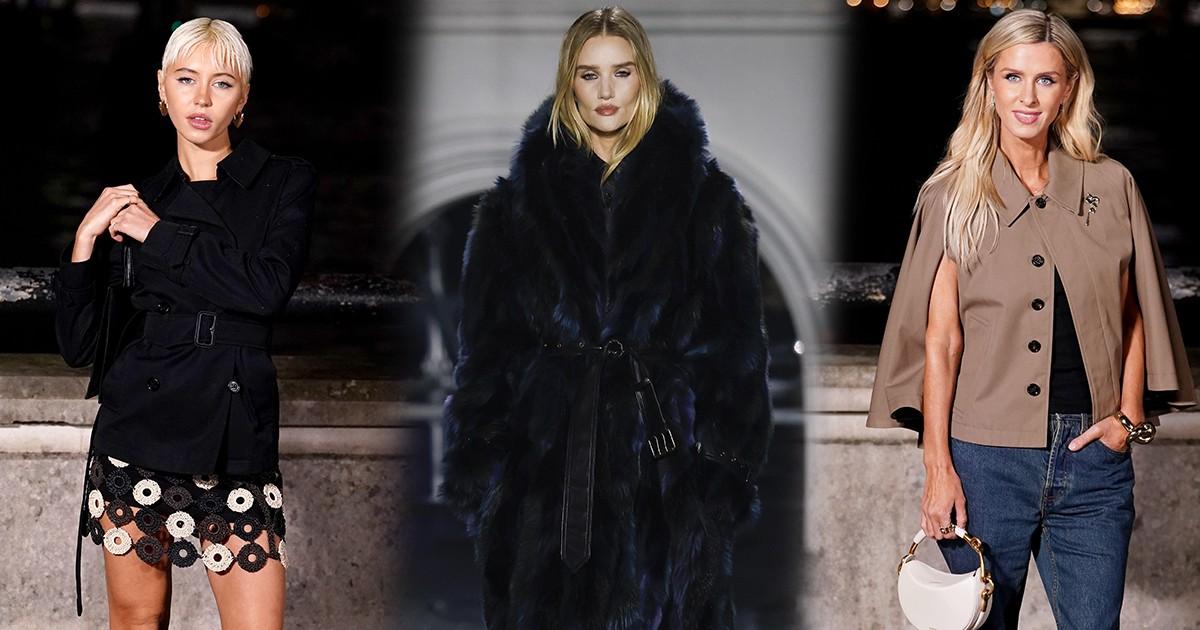 Хантингтон-Уайтли с новым лицом, любимая невестка Бекхэм и непо-детки: смотрим фото с шоу Burberry