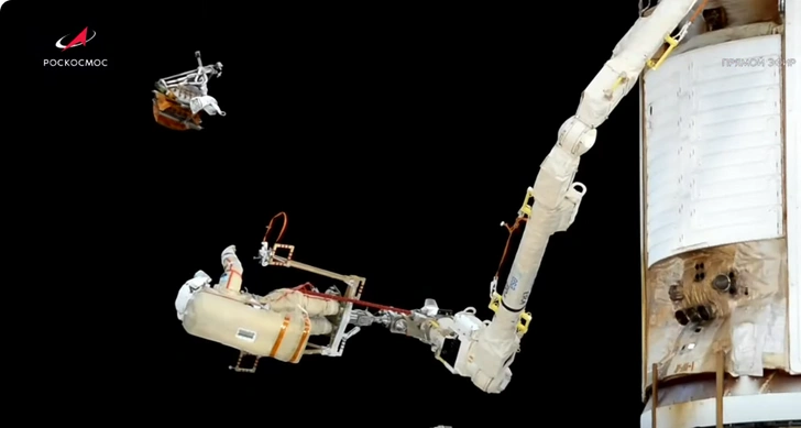 Российские члены экипажа МКС совершили 7-часовой выход в открытый космос