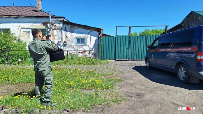 Тело мужчины было найдено у зеленых ворот | Источник: Александр Лисихин /45.RU