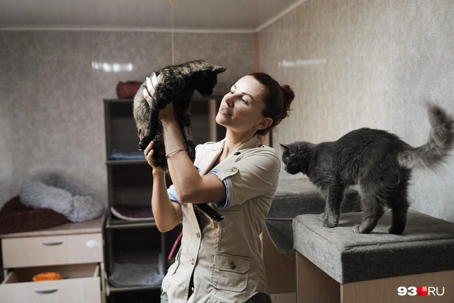 Наталья Дубницкая основала приют, еще будучи студенткой | Источник: Дарья Паращенко / 93.RU