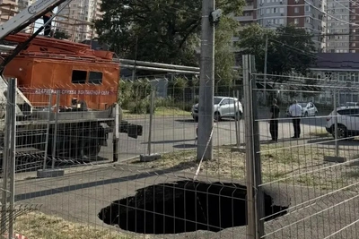 Из-за провала на Кожевенной в Краснодаре ограничили движение