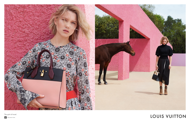 Леа Сейду в рекламной кампании Louis Vuitton
