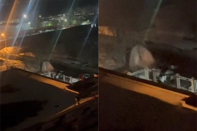 Порыв трубы на Левобережье Омска: видео и опасения жителей