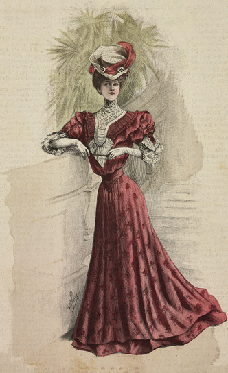 Платья 1905 года называли — «Голубиная грудка».
