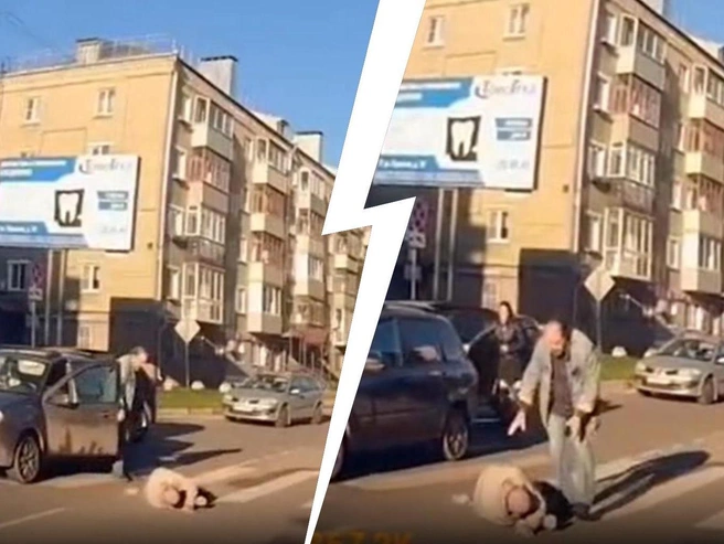 В Ярославской области на пешеходном переходе сбили пенсионера | Источник: Жесть Ярославль / Max