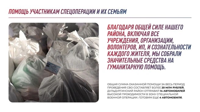 Как район помогает сегодня участникам спецоперации | Источник: CHITA.RU 