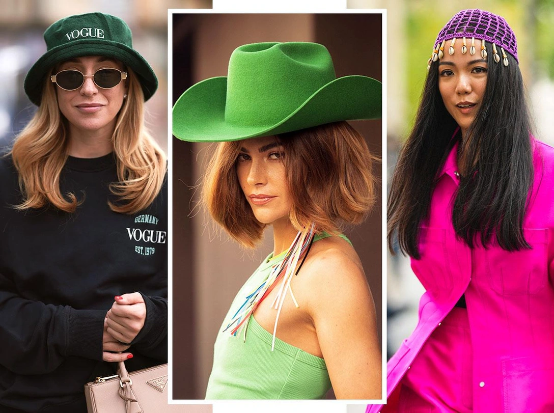 Самые модные головные уборы на лето 2024: кепки, платки и ковбойские шляпы | marieclaire.ru