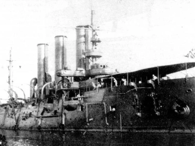 Крейсер «Диана» в Сайгоне, 1905 год | Источник: Из фондов ЦВММ