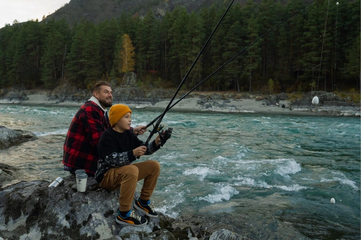 Рыбалка на реке Катунь в горном отеле «Тэнери» | Источник: Naturalist.Travel