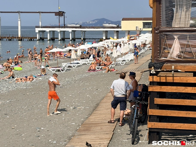 Всех просят покинуть набережные и пляжи | Источник: Анна Грицевич / SOCHI1.RU