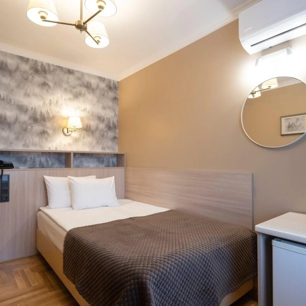 Так в нем выглядит спальное место | Источник: hotelkrs.ru