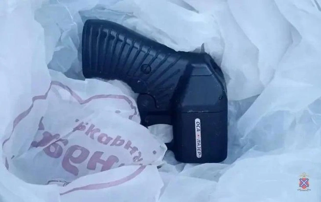 Травматический пистолет, из которого была застрелена женщина | Источник: ГУ МВД по Волгоградской области