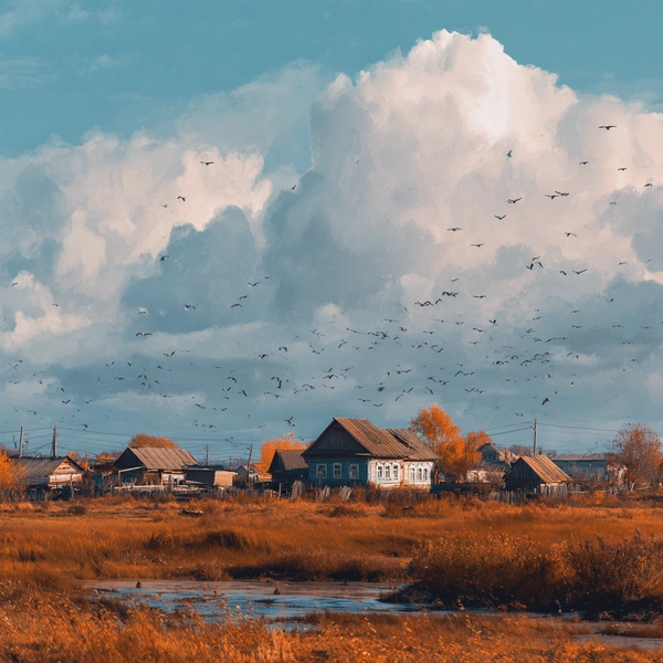 О чем расскажут птицы и первые заморозки в сентябре | Источник: Midjourney