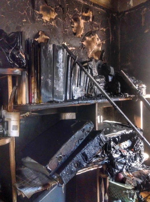 Пожар произошел по вине 11-летнего мальчика | Источник: пресс-служба Главного управления МЧС России по Курганской области