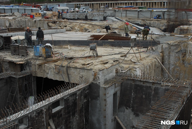 Строительство «Золотой Нивы» | Источник: Сергей Ляшко / NGS.RU