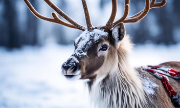 Тест: только люди с идеальным зрением найдут северного оленя на новогодней картинке