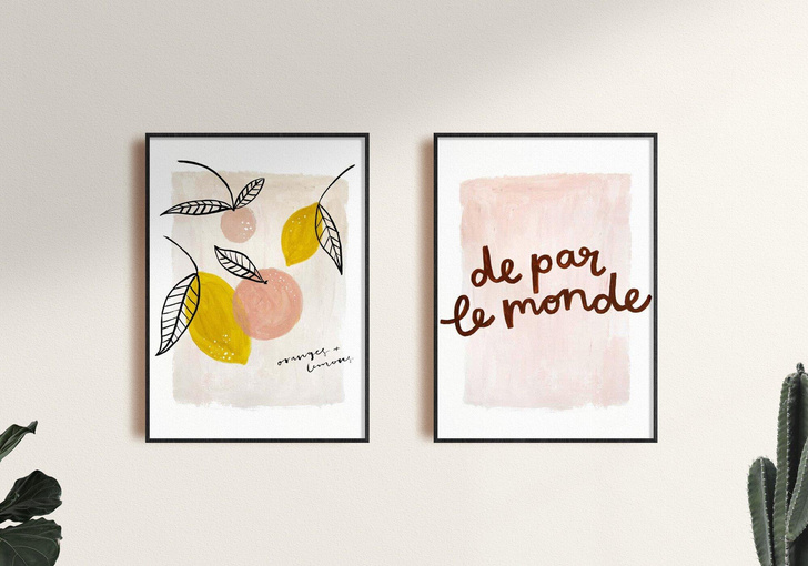 Набор плакатов «Апельсины и лимоны», SK Poster
