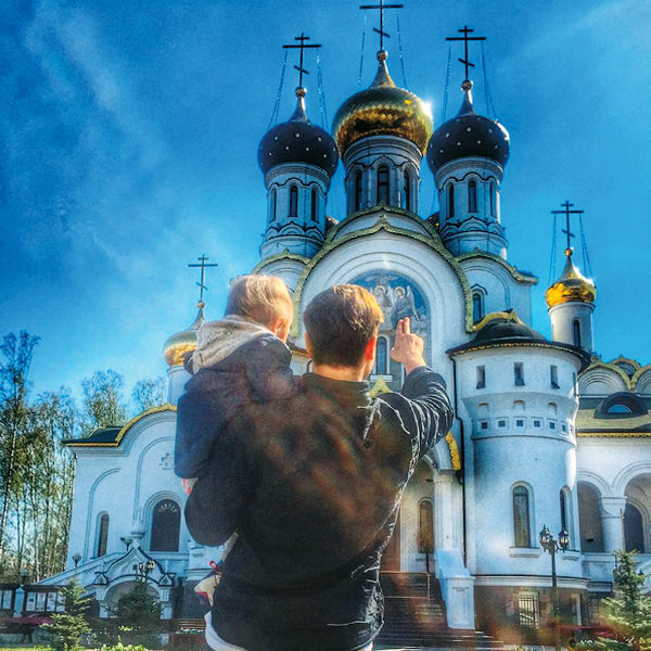 Чадов водит сына в церковь почти каждое воскресенье