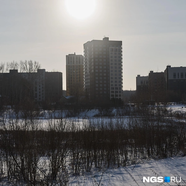 Недалеко от жилого комплекса есть озеро, названия у него нет. Добраться до водоема можно пешком по технической дороге | Источник: Александр Ощепков / NGS.RU