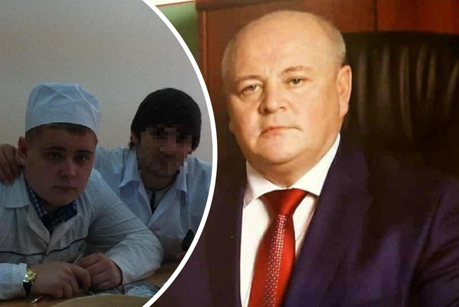 Александр Соловьев (слева) находится в СИЗО, его отец Роберт ушел в отставку | Источник: соцсети; сайт горбольницы Каменска-Уральского