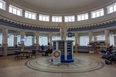 Russian Post Selling Volgograd Rotunda with Lenin Monument