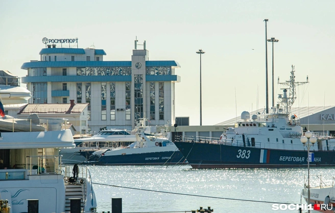 В период строительства круизной гавани в порту Сочи предусмотрено и построено два места специально для приема автопассажирских паромов | Источник: Оксана Витязь