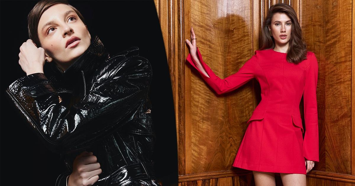 Маленькое алое платье и дерзкий лаковый тренч: вишлист Woman.ru на март